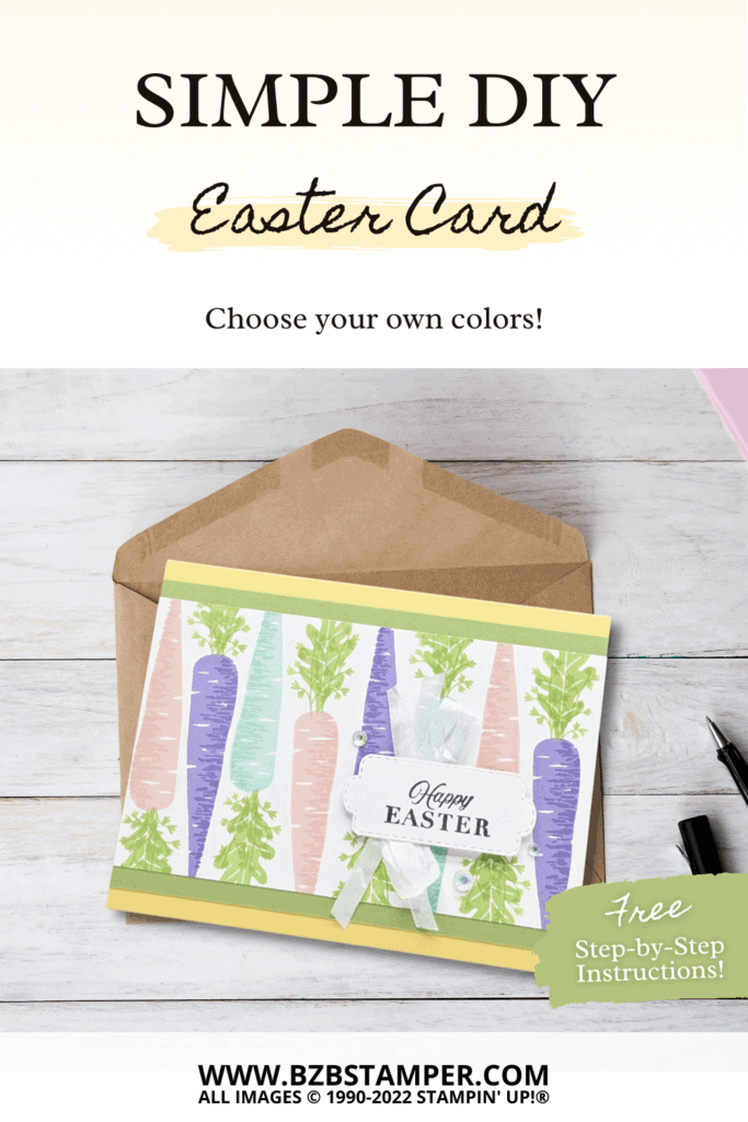 Thanks A Bunch Easter Card 22 020723 stampin up thanks a bunch pin2