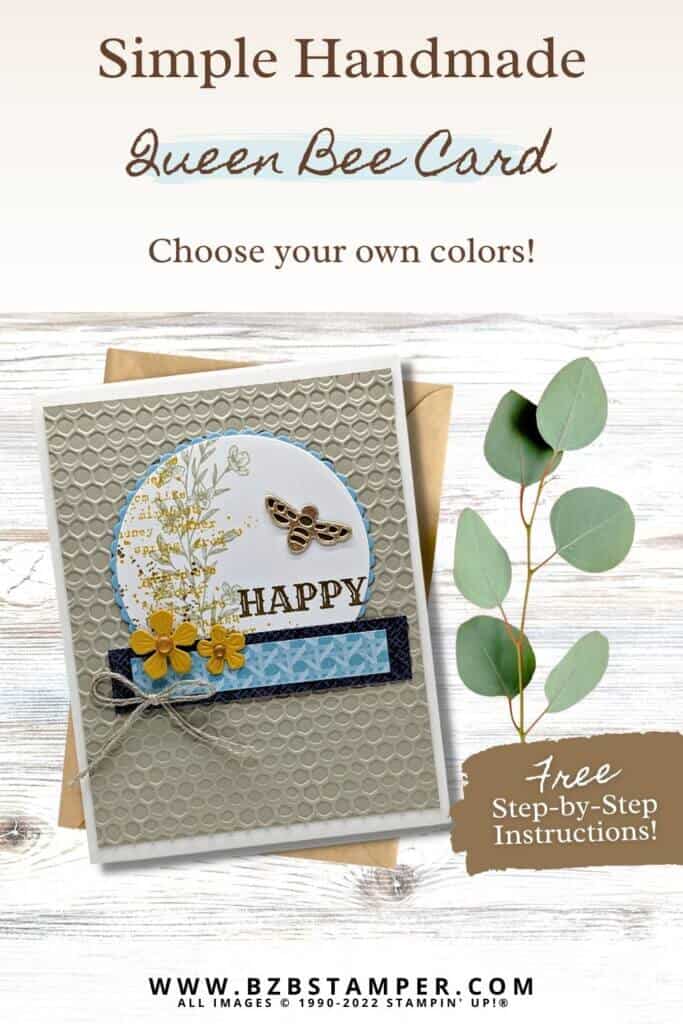 Queen Bee Bundle by Stampin' Up! 22 020923 stampin up queen bee pin2R