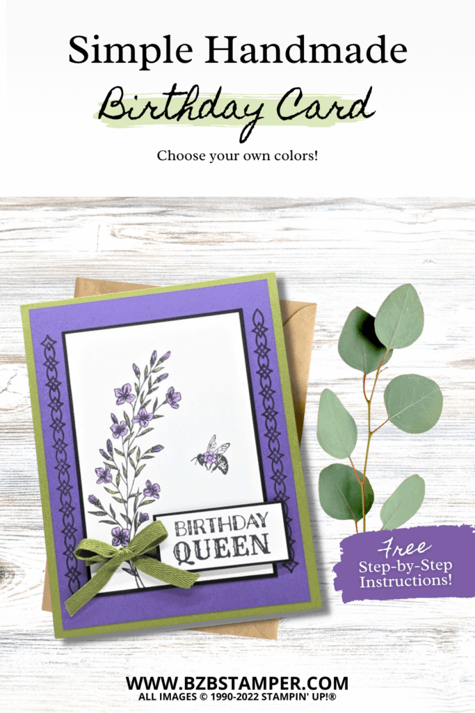021723 stampin up queen bee pin2