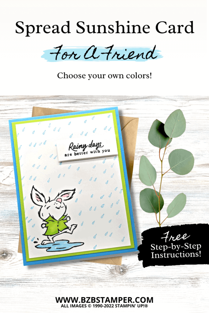 Easy Playing In The Rain Greeting Card 16 022723 stampin up playing in the rain pin2