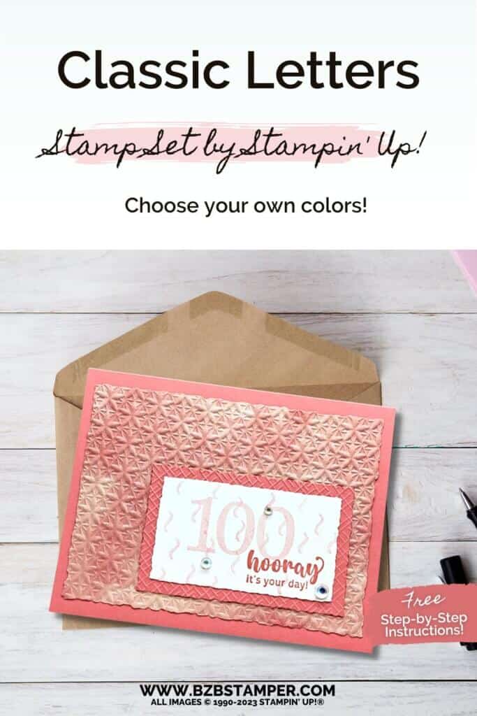 Classic Letters Alphabet by Stampin' Up! 14 031323 stampin up classic letters birthday pin2