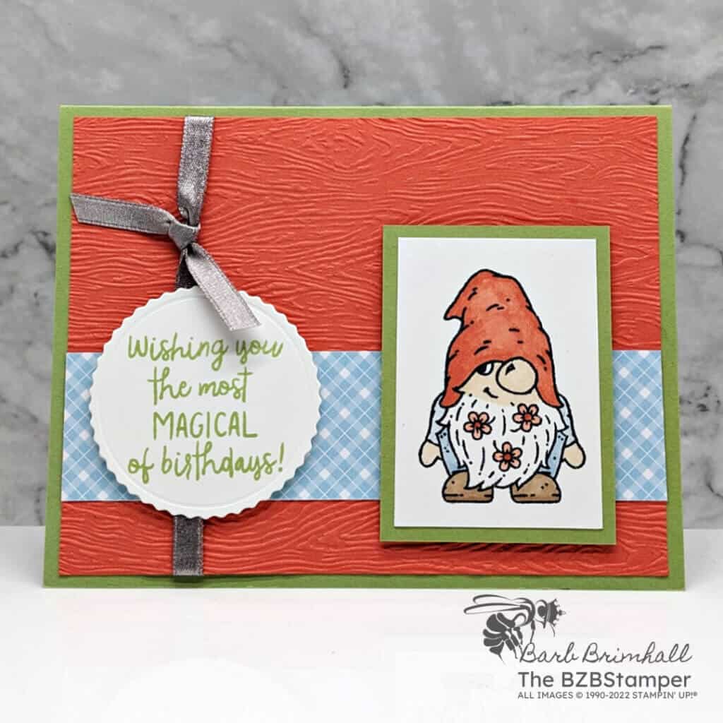 Friendly Gnomes Happy Birthday Card 2 031923 stampin up friendly gnomes birthday2