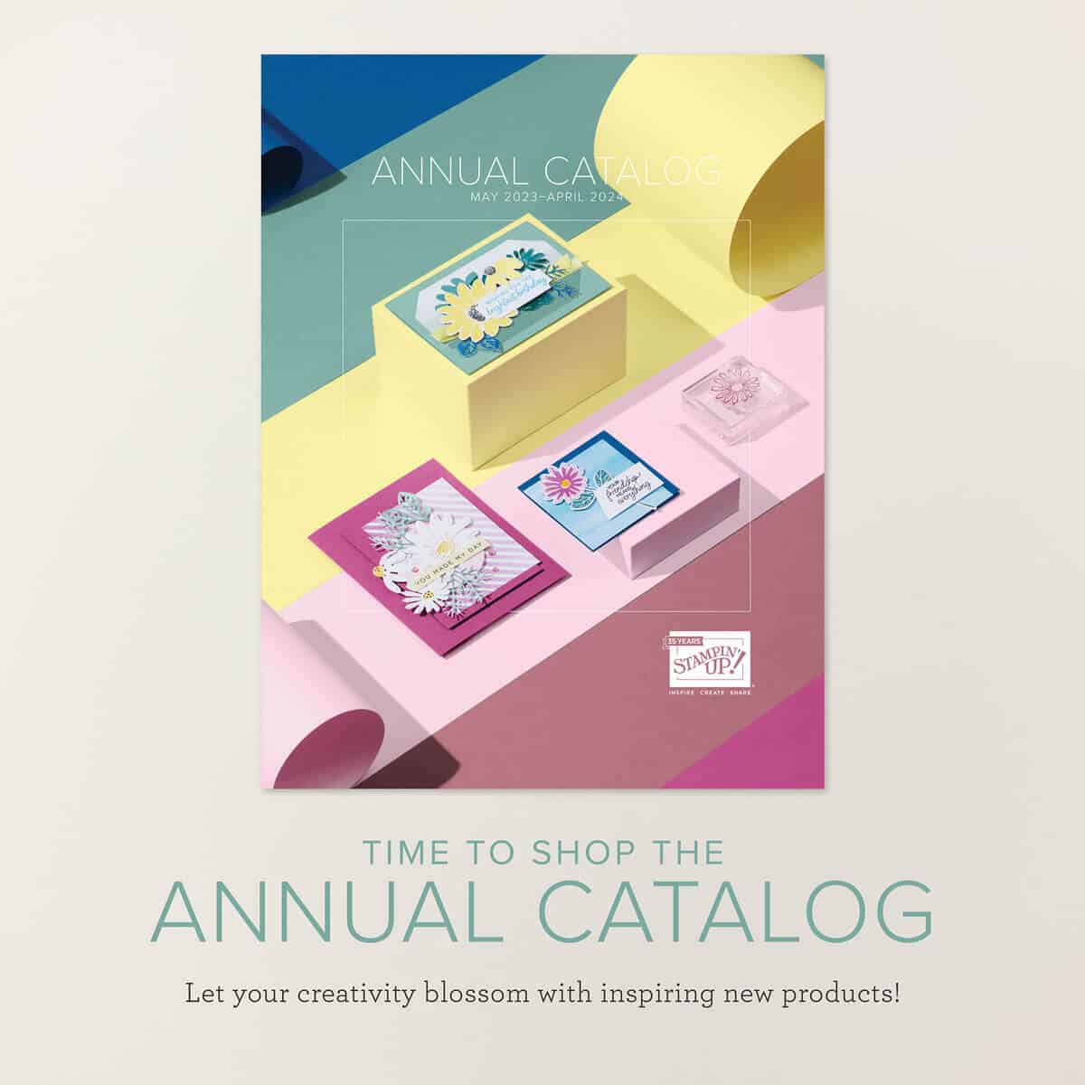 2023-2024 Stampin Up Annual Catalog & Idea Book 1 Cover of 2023-2024 Stampin' up! Annual Catalog