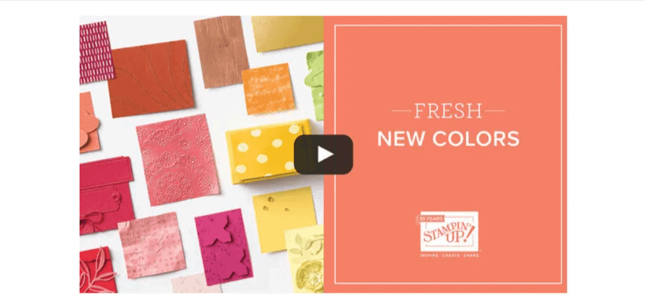 Stampin' Up! Color Refresh 2023 6 Video Color Refresh