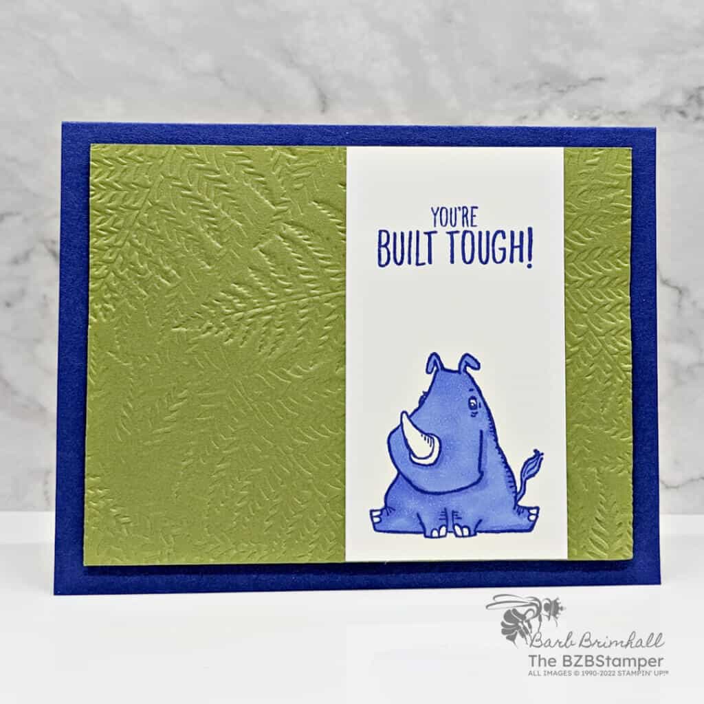 Rhino-Themed Thinking of You Card 2 041123 rhino ready stampin up