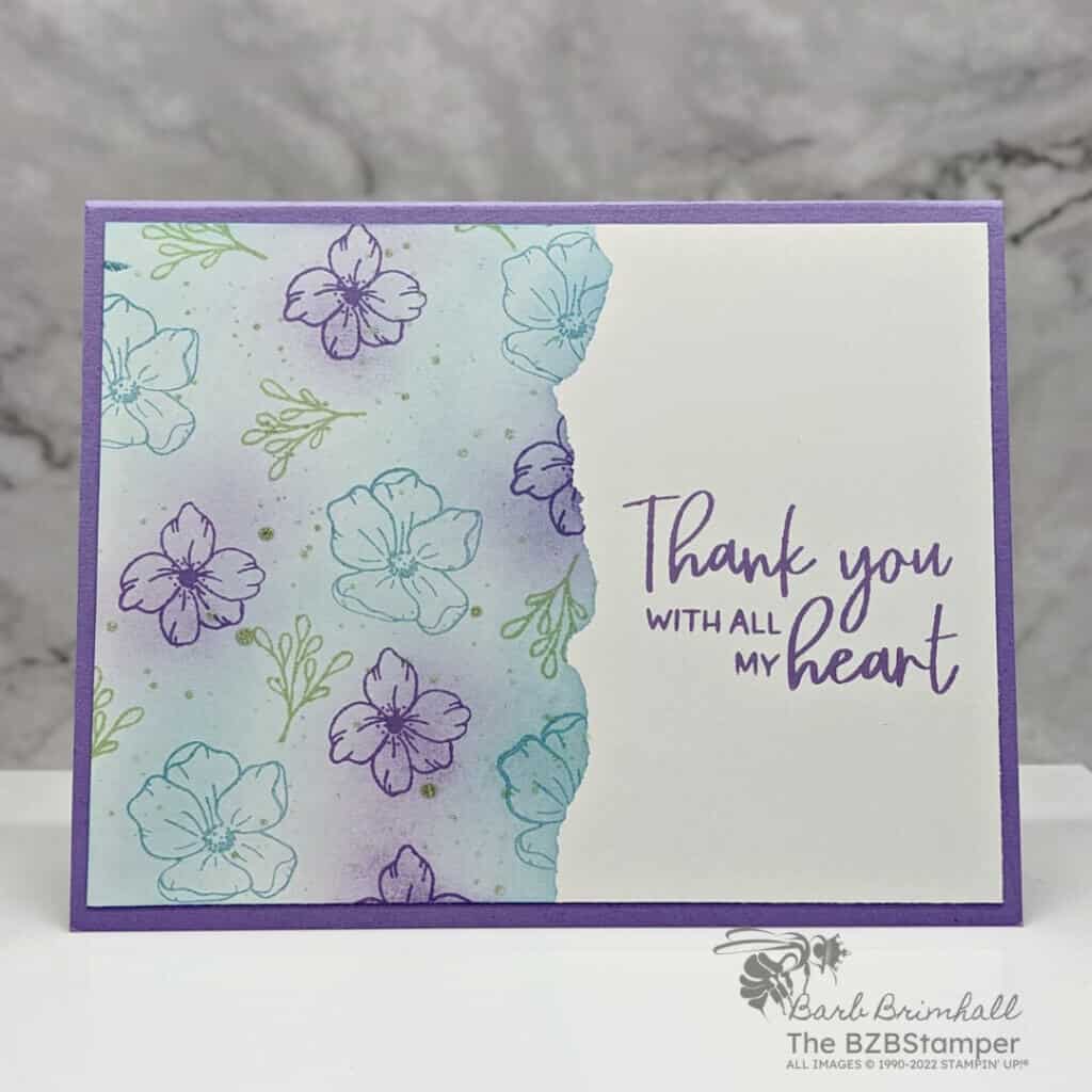 Craft a Simple Handmade Card for Spring 3 041223 framed florets stampin up