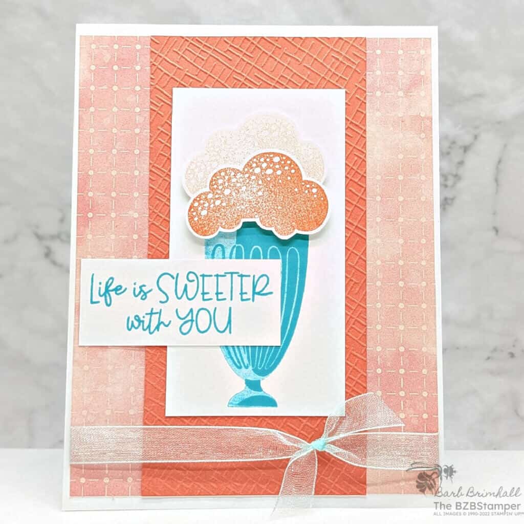 Share A Milkshake Bundle by Stampin' Up! 2 043023 share a milkshake coral stampin up