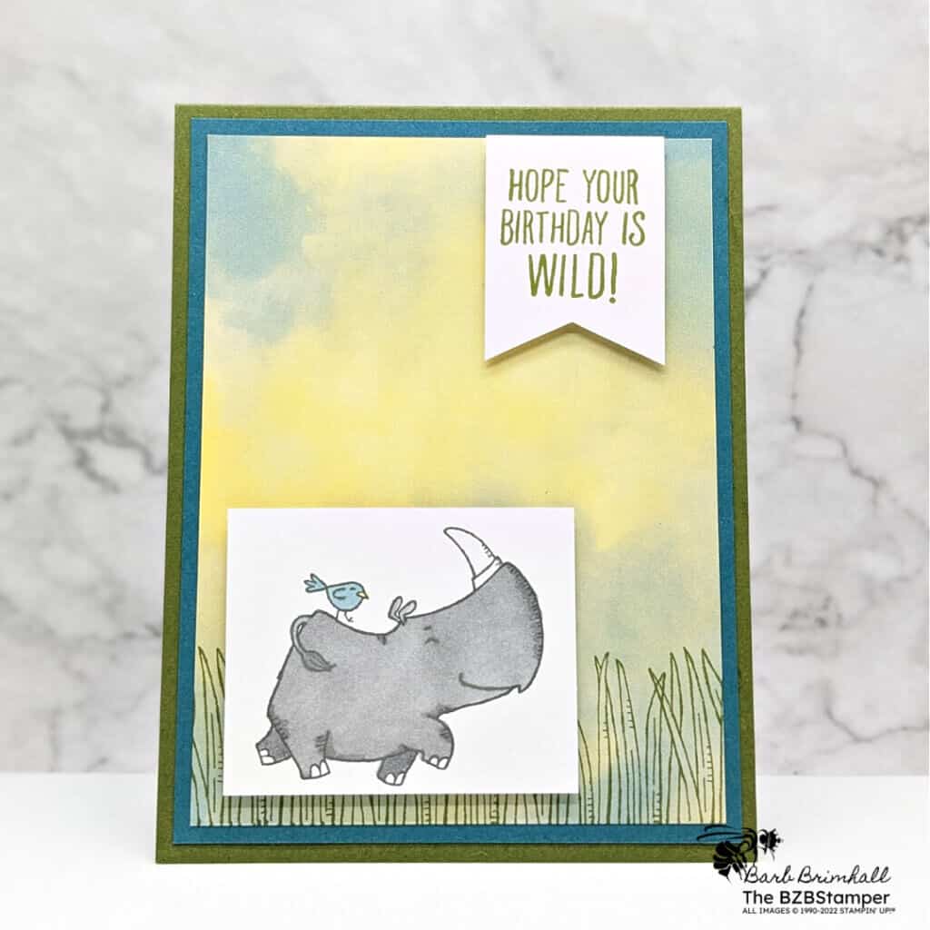 Stampin' Up! Rhino Ready Stamp Set: Cute & Simple 2 051023 rhino ready sius