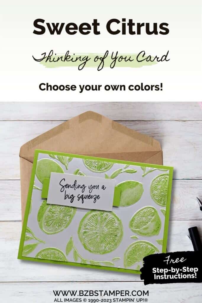 Crafting with Sweet Citrus Stamps by Stampin' Up! 14 052623 stampin up sweet citrus pin2
