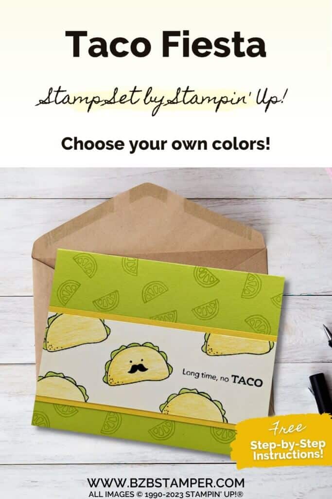 Taco 'bout Fun: Taco Fiesta Stamp Set 14 052823 stampin up taco fiesta pin2