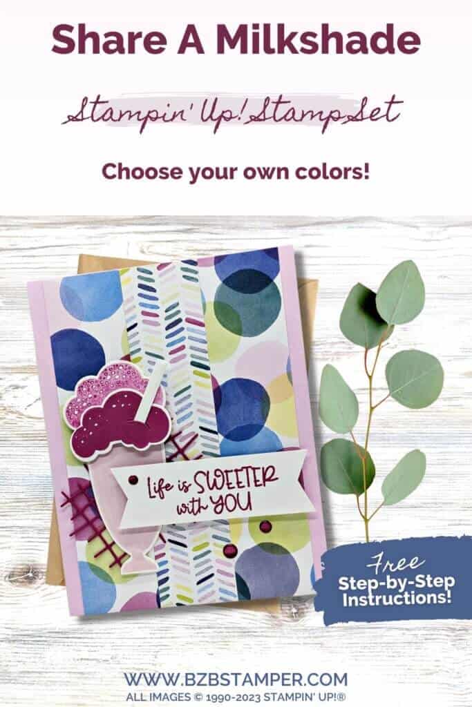 Whip Up Some Fun: Share A Milkshake Stamp Set & Dies 17 053023 stampin up share a milkshake pin2