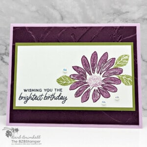 Floral Birthday Card using the Cheerful Daisies Stamp Set 16 061023 cheerful daisies 1