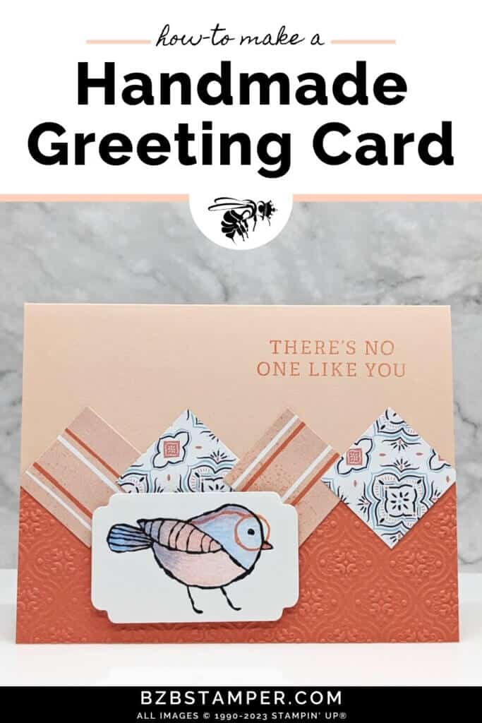 Birds Eye View Handmade Card Tutorial 4 081323 stampin up birds eye view pin1