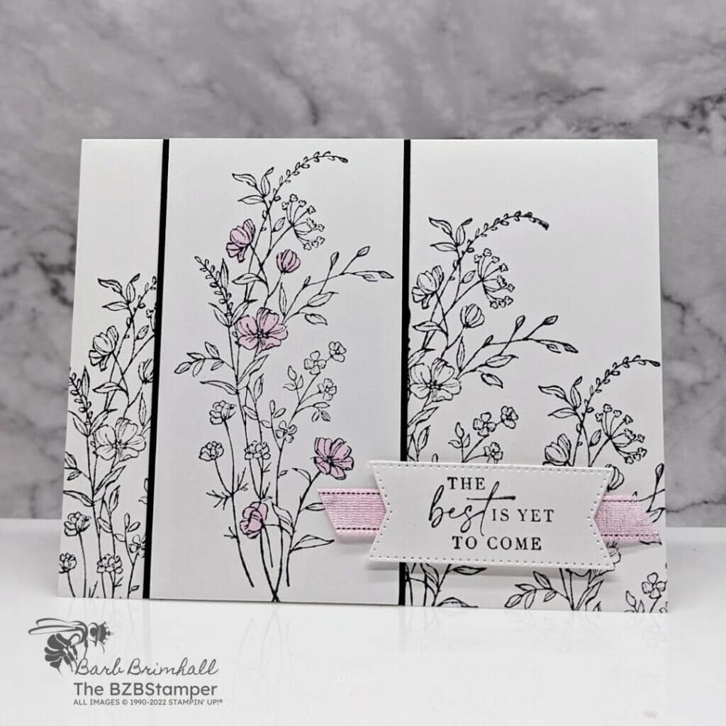Simple Handmade Card using the Dainty Delight Stamp Set