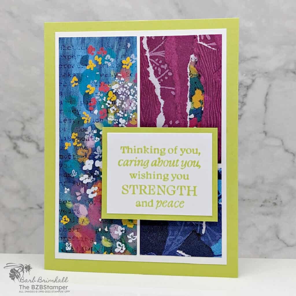Bold Bouquet Thinking of You Handmade Card 1 Bold Bouquet Thinking of You Handmade Card