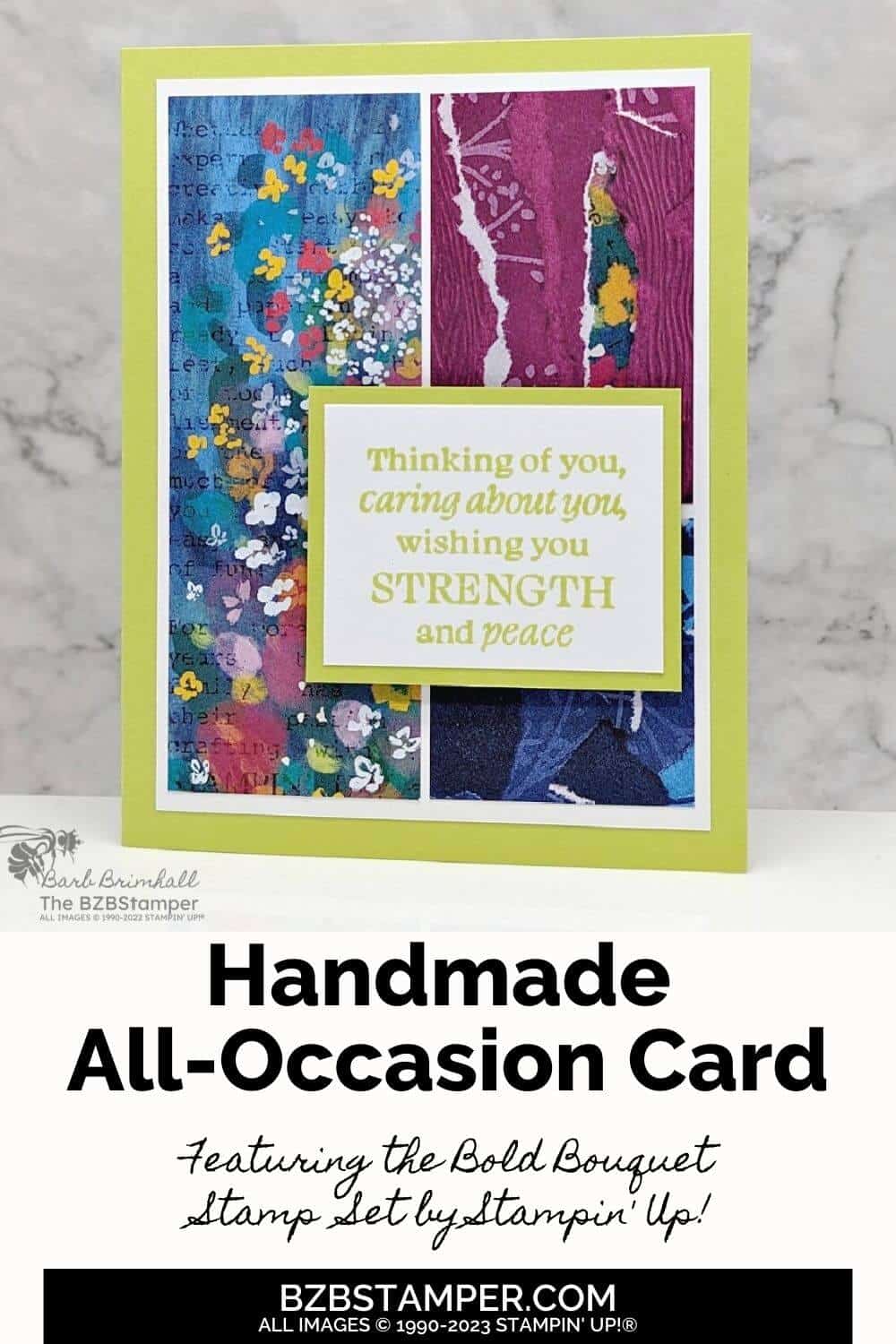 Bold Bouquet Thinking of You Handmade Card 5 090223 stampin up bold bouquet pin1