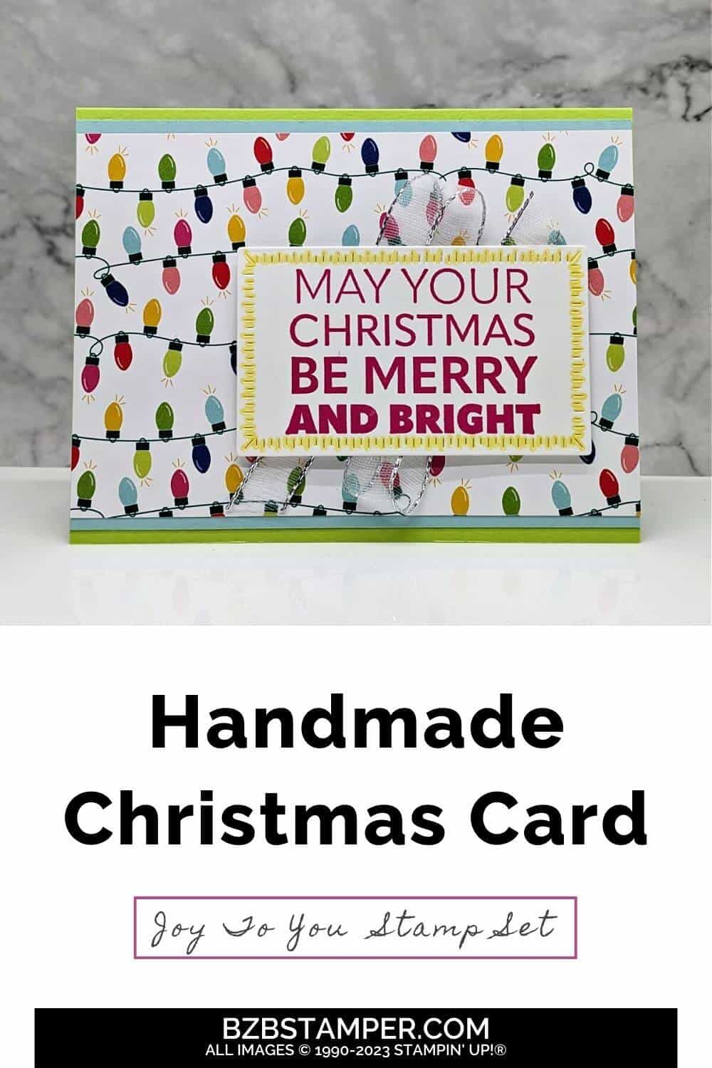 Craft the Perfect Christmas Cards with the Joy To You Stamp Set 6 090823 stampin up joy to you pin1