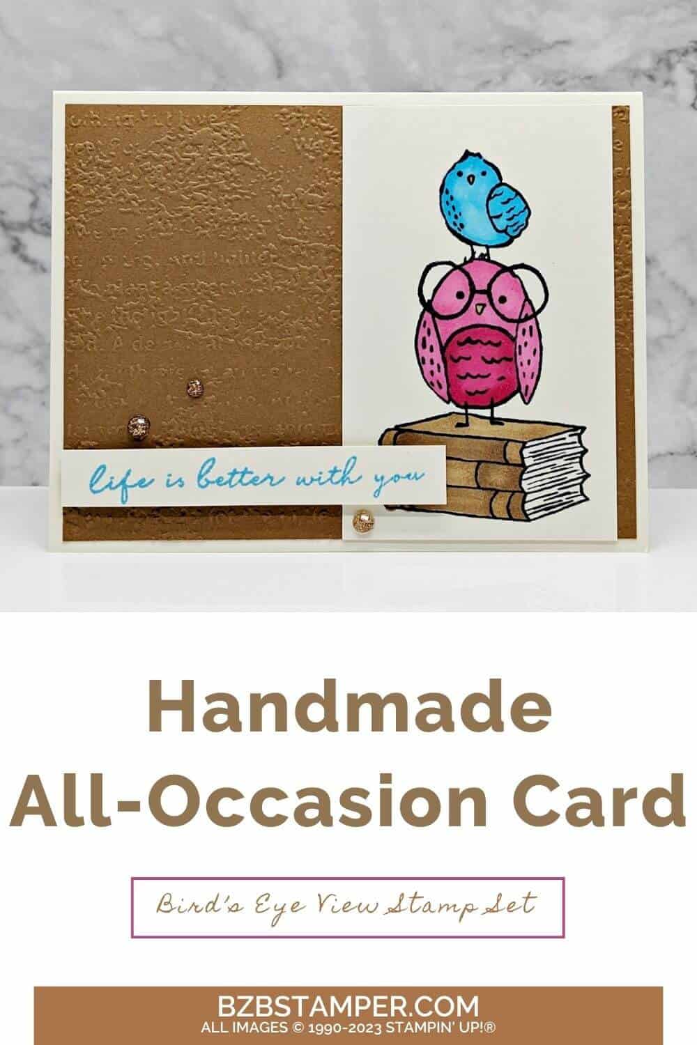 Birds Eye View All-Occasion Card 5 100423 stampin up birds eye view pin1