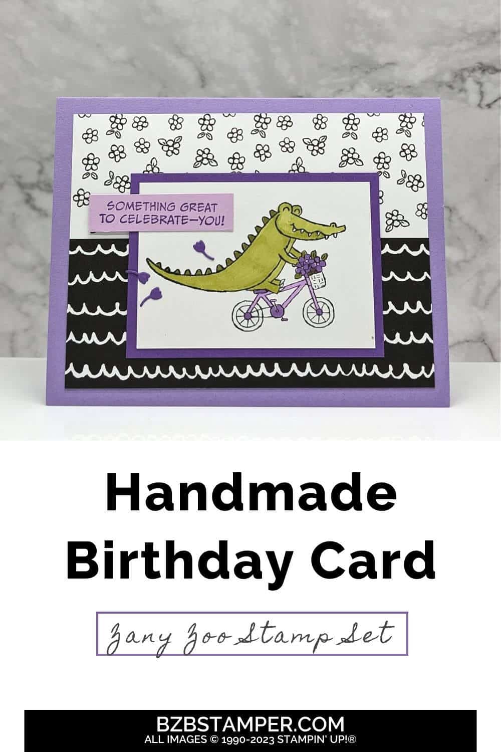 Quick and Easy Zany Zoo Birthday Card 5 100623 stampin up zany zoo pin1