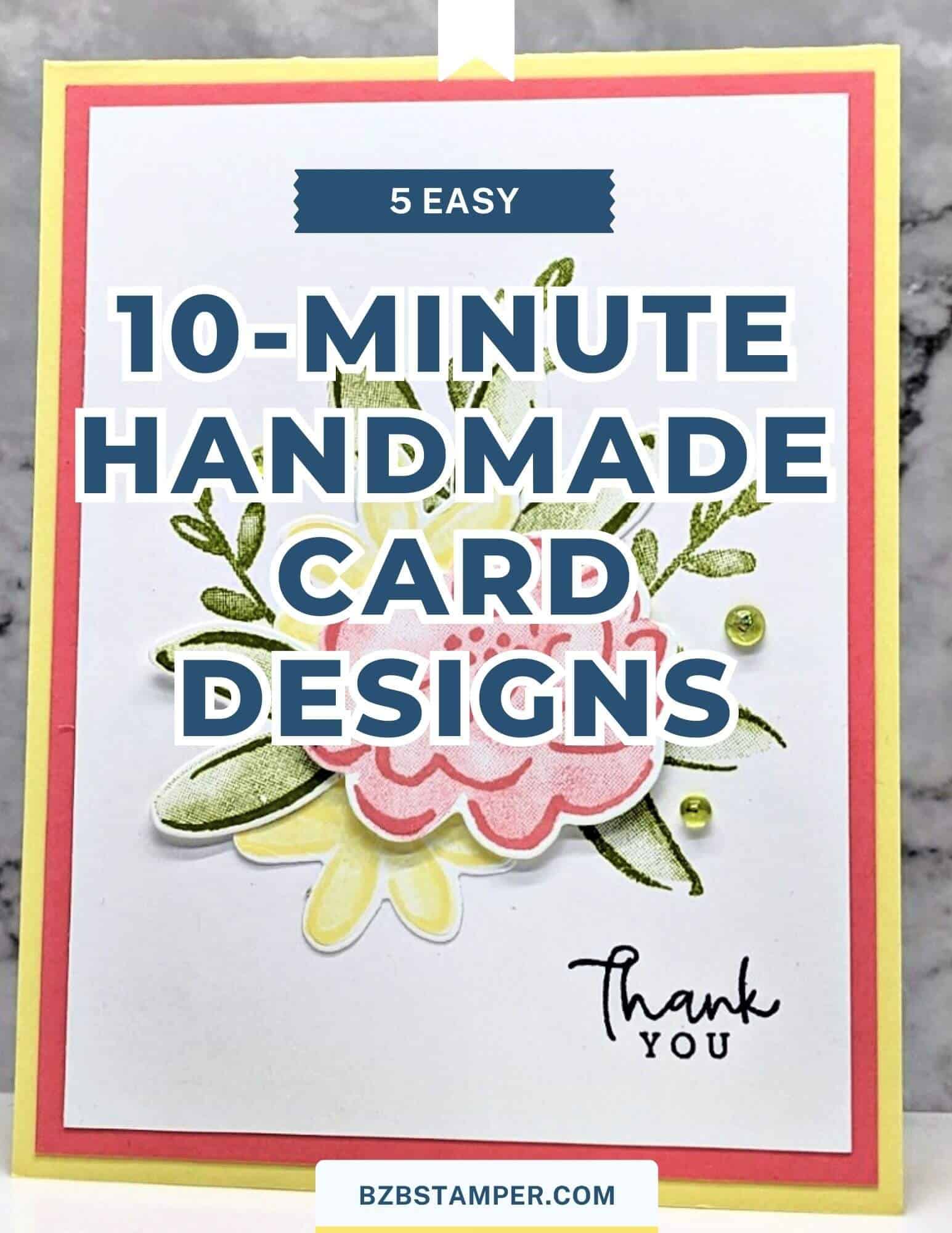 Thank You Card using the Autumn Leaves Bundle 2 copy of lemons recipe ebook blog