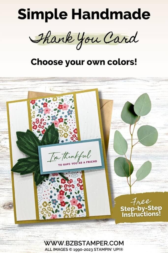 Versatile Autumn Leaves Thank You Card 7 110123 stampin up autumn leaves pin2