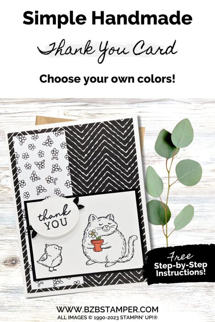 Purr-fect Handmade Card: Fluffiest Friends Stamp Set 6 111923 stampin up fluffiest friends pin2