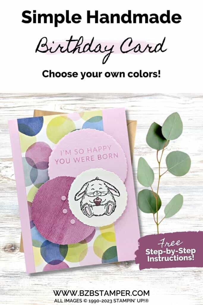 Bunny Bliss with the Fluffiest Friends Bundle 7 112323 stampin up fluffiest friends pin2