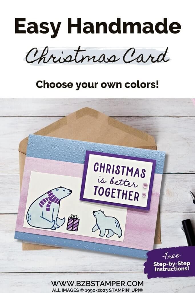 Beary Cute Christmas Card 7 112723 stampin up beary cute pin2