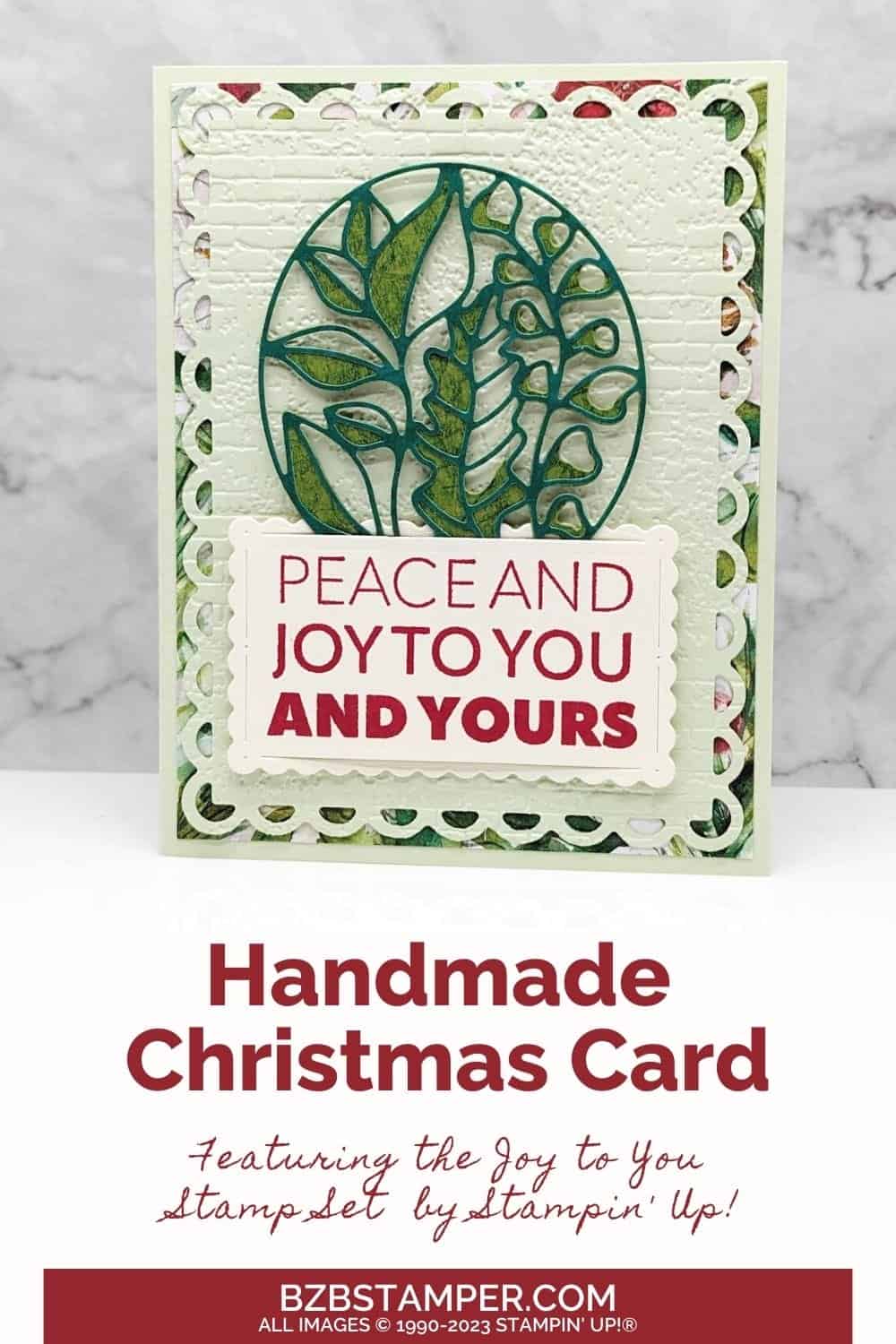 Elegant Joy To You Christmas Card 5 120523 stampin up joy to you pin1