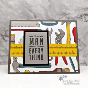 Handmade Card Ideas for Men 22 Handmade Card Idea for Men featuring tools and a tape measure