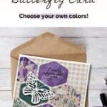 Butterfly Card using the Softly Sophisticated Stamp Set in browns, purples featuring pretty paper and a "I really Appreciate You" sentiment.