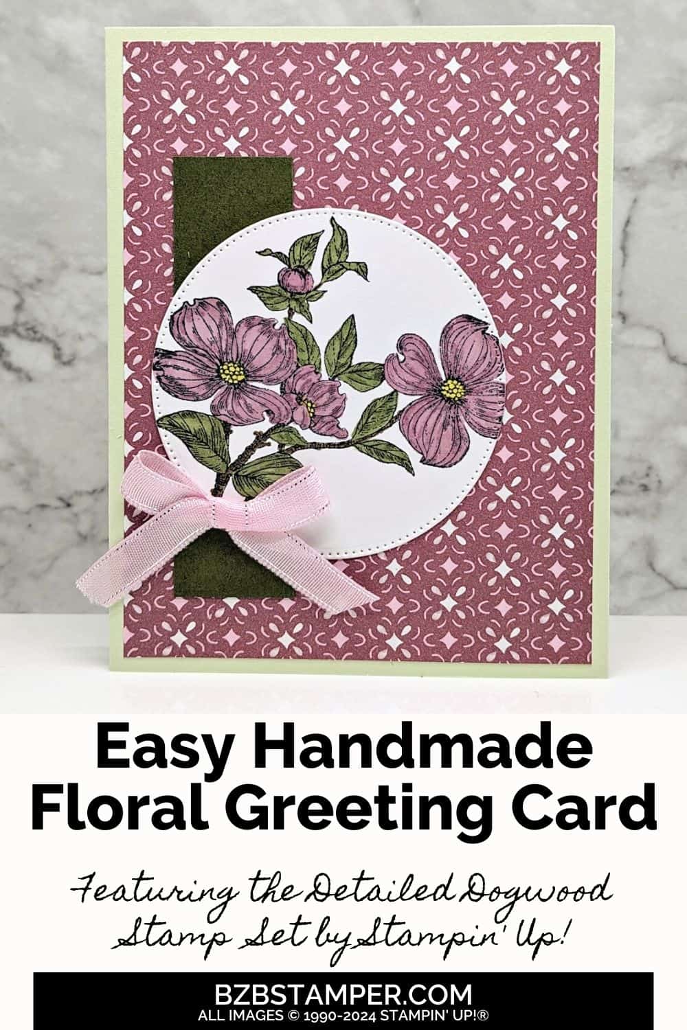 Detailed Dogwood Sale-A-Bration Stamp Set 6 012024 stampin up detailed dogwood pin1