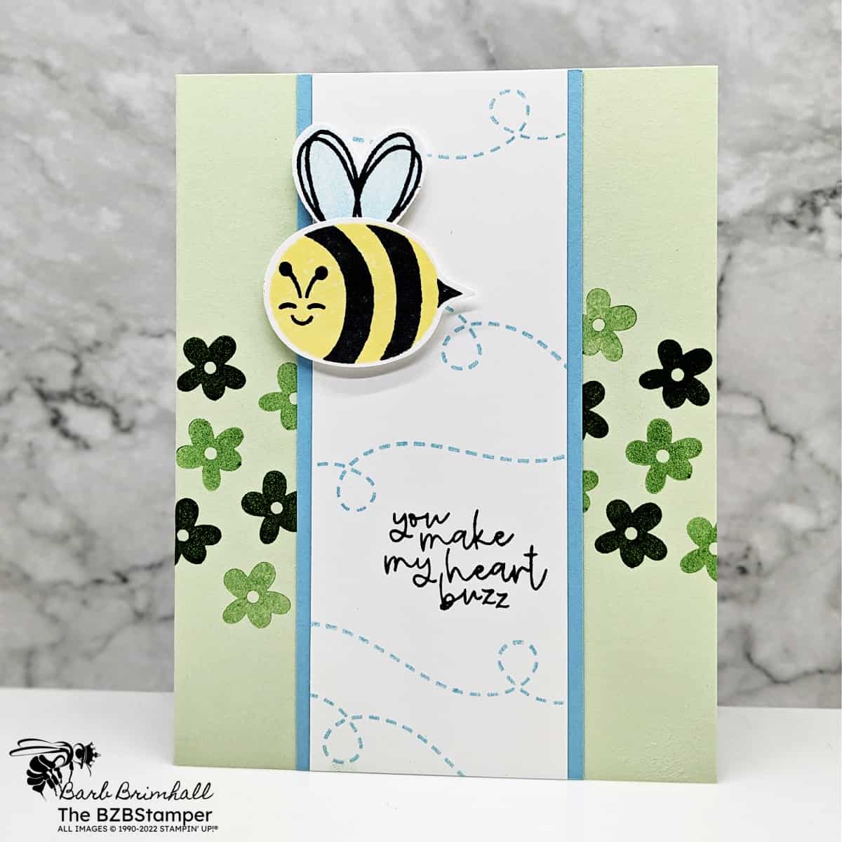 Bee Builder Punch by Stampin Up 1 012224 bee my valentine wcc4