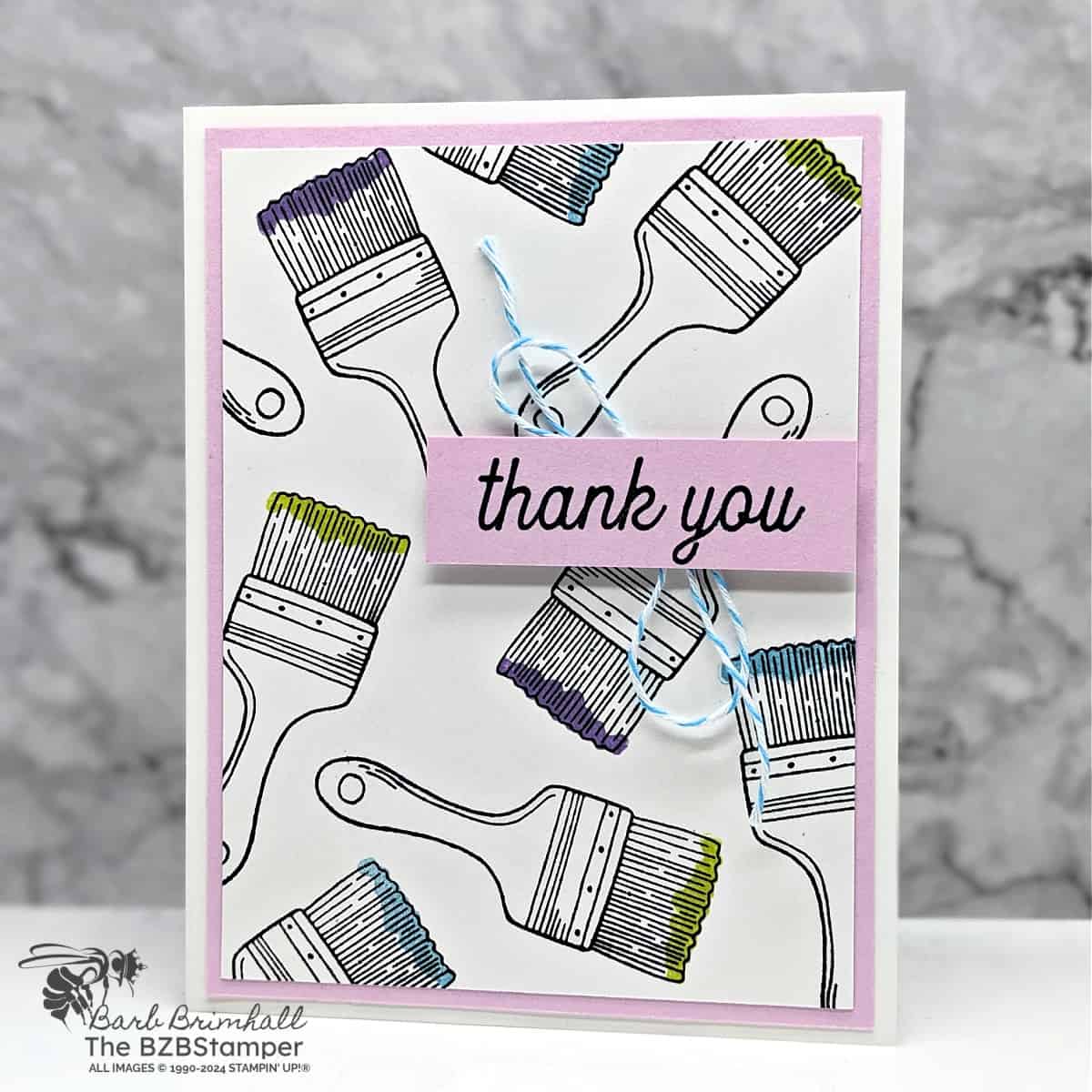Thank You Card using the Trusty Tools Bundle 1 Thank You Card using the Trusty Tools Bundle
