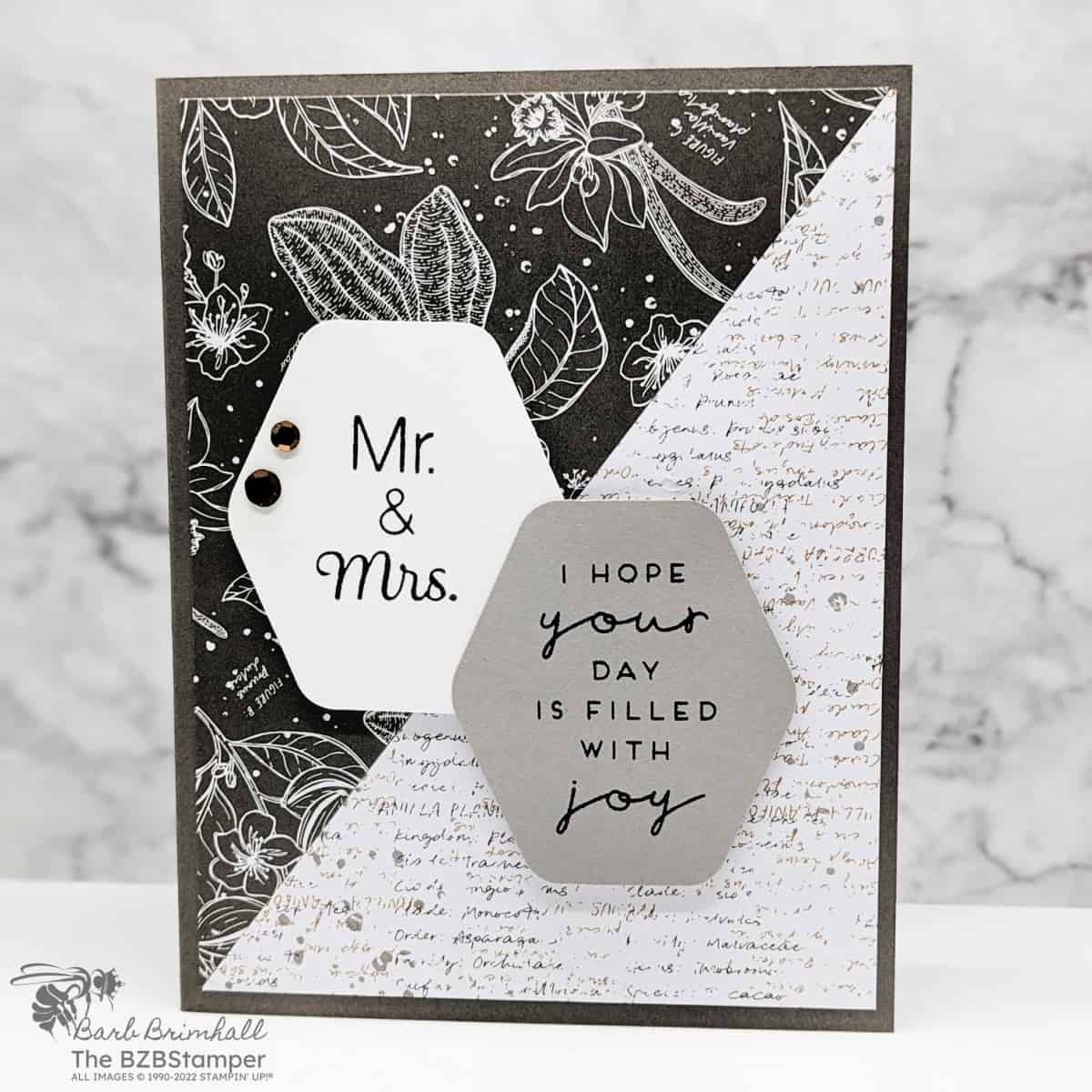 Handmade Happy Anniversary Card 1 022324 Heartfelt Hexagon WCC 1