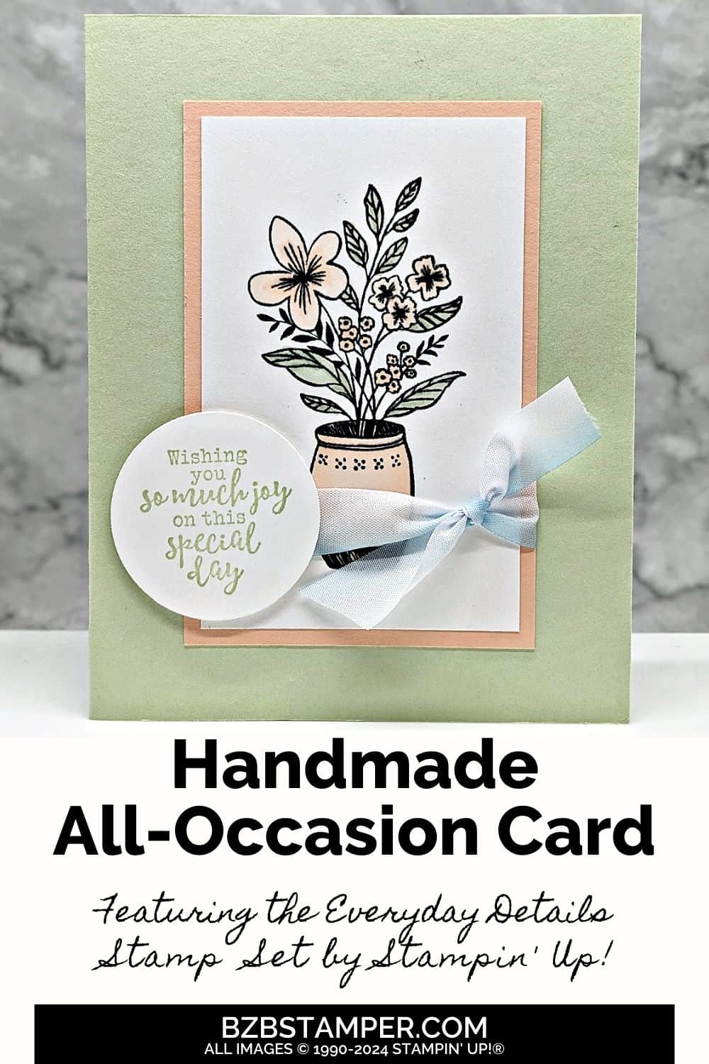 Handmade Card using the Everyday Details Stamp Set 6 031224 stampin up everyday details pin1