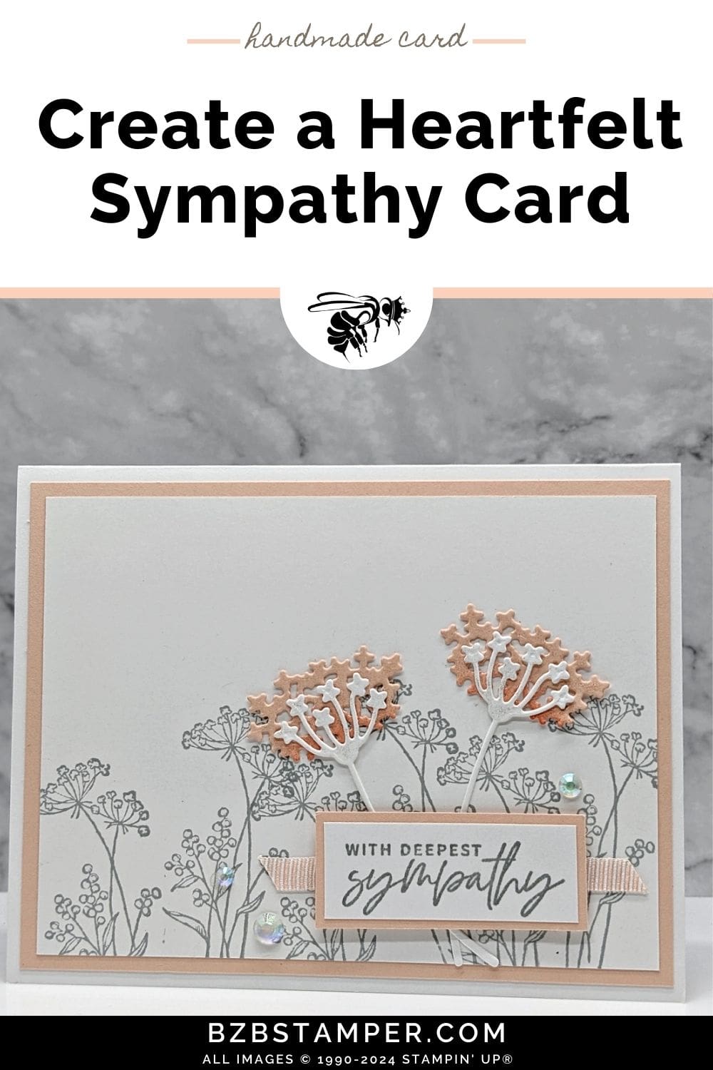 Sympathy Card using the Dainty Delight Stamp Set 6 042324 stampin up dainty delight pin1