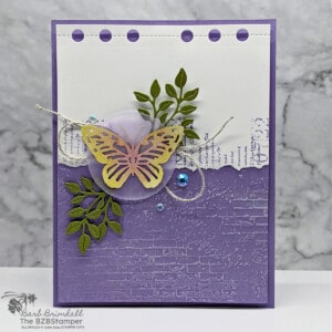Butterfly Card with the Notes of Nature Bundle 24 042924 notes of nature srx