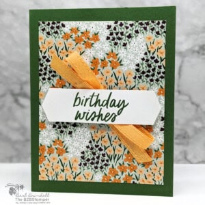 5 Minute Floral Birthday Card Using Card Sketch 2 24 060624 simply said card sketch 2