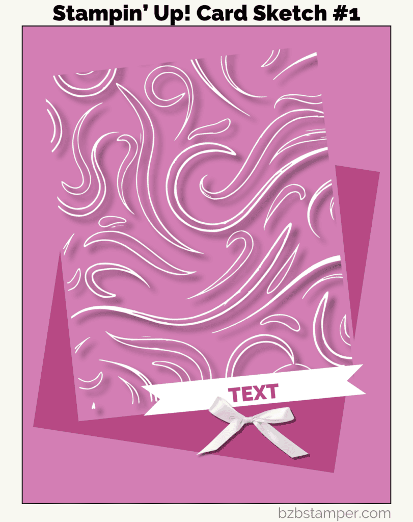 5 Minute Thank You Card Using Card Sketch 1 2 5 Minute Thank You Card Using this card sketch.