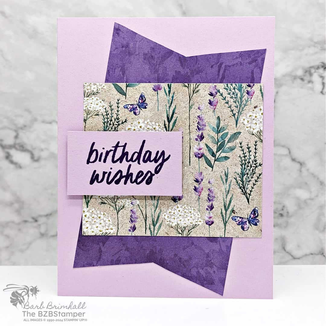 5 Minute Happy Birthday Card Using Card Sketch 5 1 070424 simply said card sketch 5