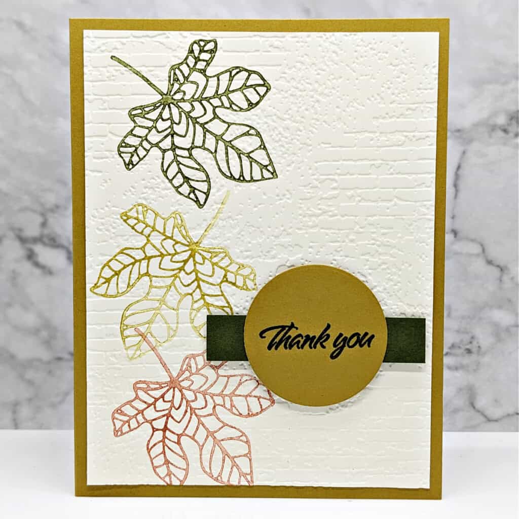 3 Cards using the Changing Leaves Stamp Set 3 080524 changing leaves 2 step it up stamping 2wb
