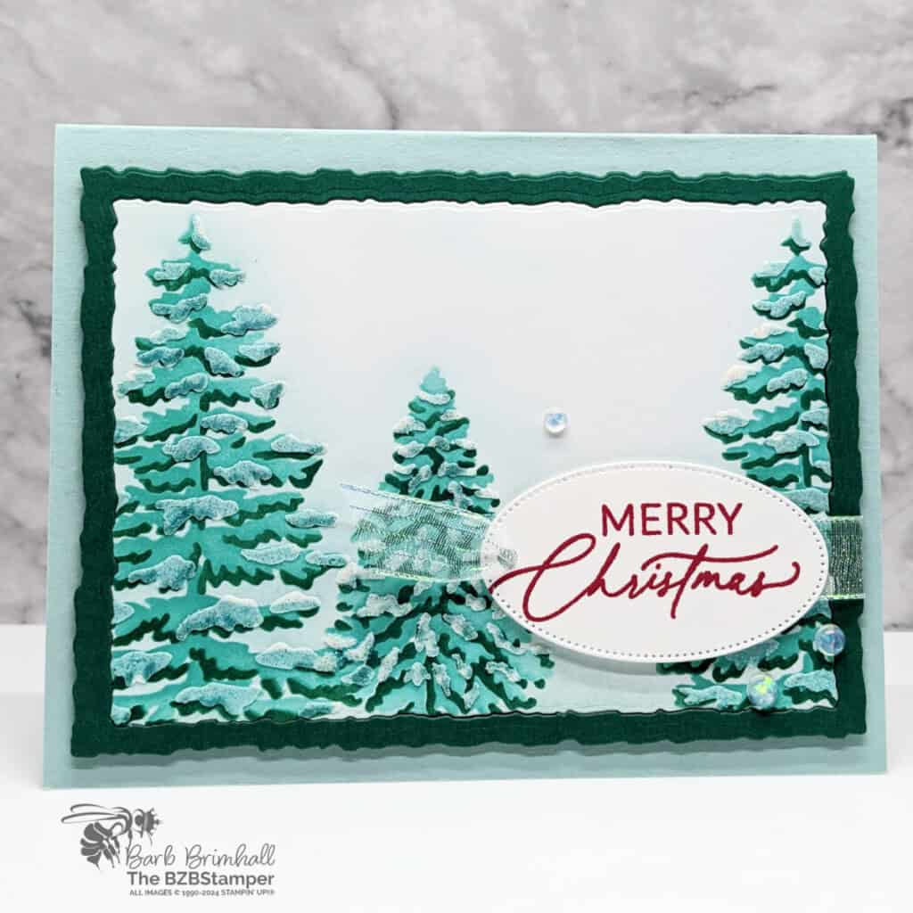 3 Cards Using the Frosted Forest Decorative Masks 4 081824 stampin up frosted forest decorative mask sius 3QB