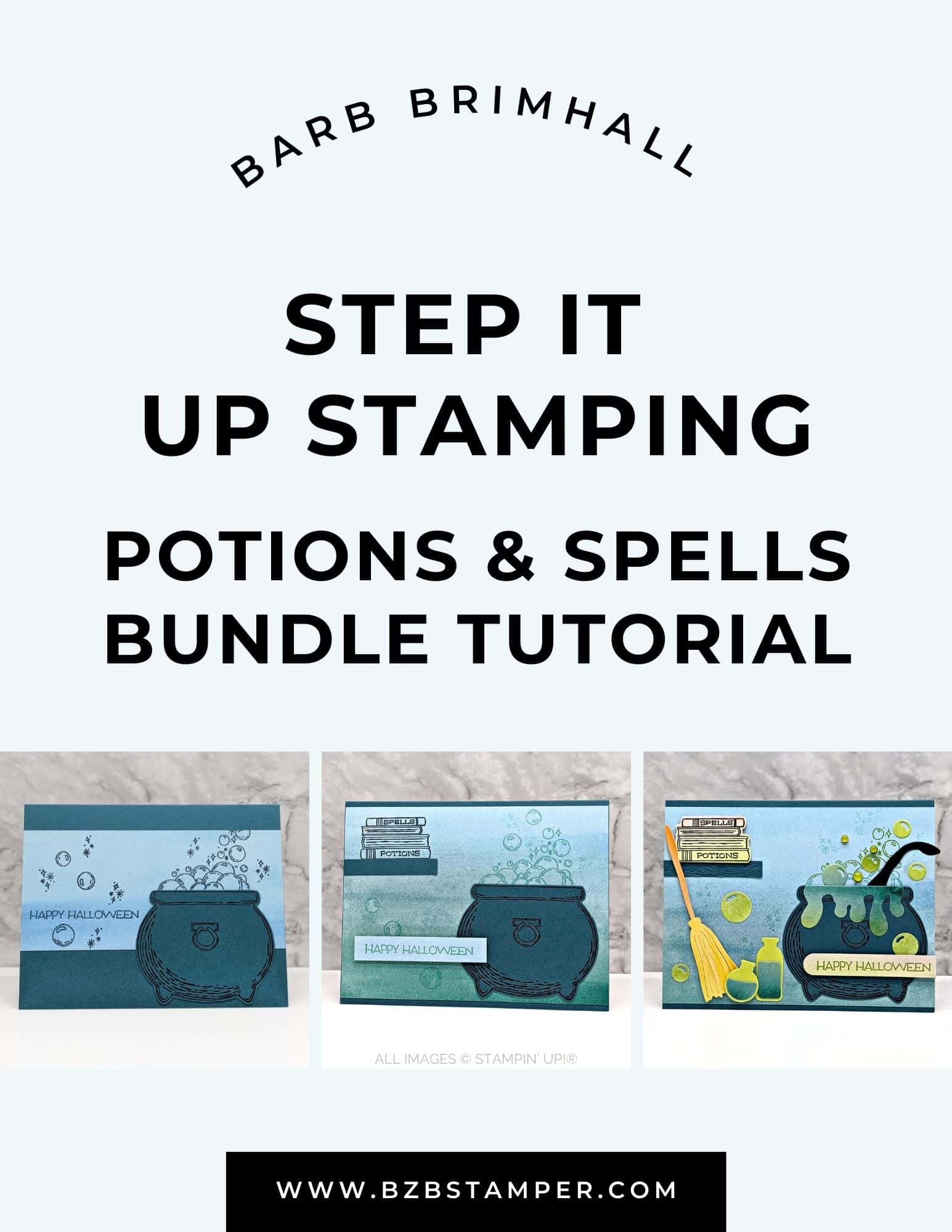 Potions & Spells Step It Up Stamping Instructions 1 Potions & Spells Step It Up Stamping Instructions