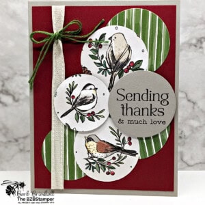 Elegant Thank You Card with the Winterly Tree Tops Stamp Set 18 092424wintery tree top 8