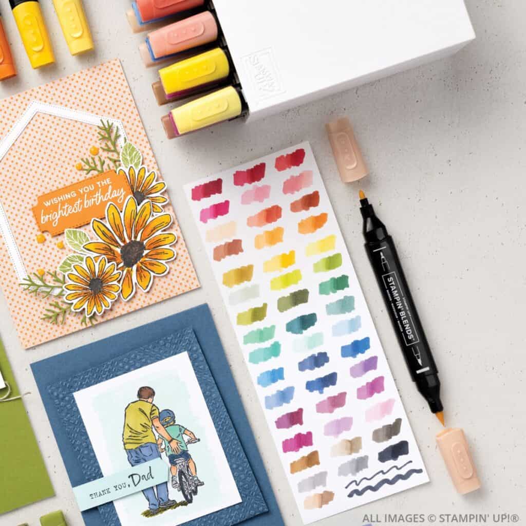 Unlock the Magic of Stampin' Blends Markers 1 Unlock the Magic of Stampin' Blends Markers. Explore tips, techniques, and inspiration for using Stampin' Up! alcohol markers to elevate your crafting.