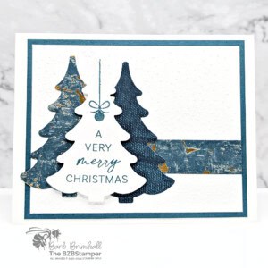 Very Merry Christmas Card with Decorative Trees 19 111924 stampin up decorative trees 5