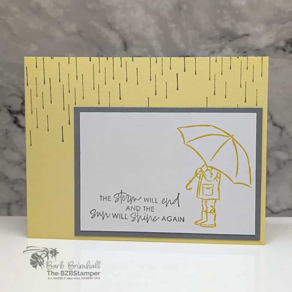 3 Cards using the Umbrella Days Bundle 2 121524 stamping up umbrella days sius 1bb