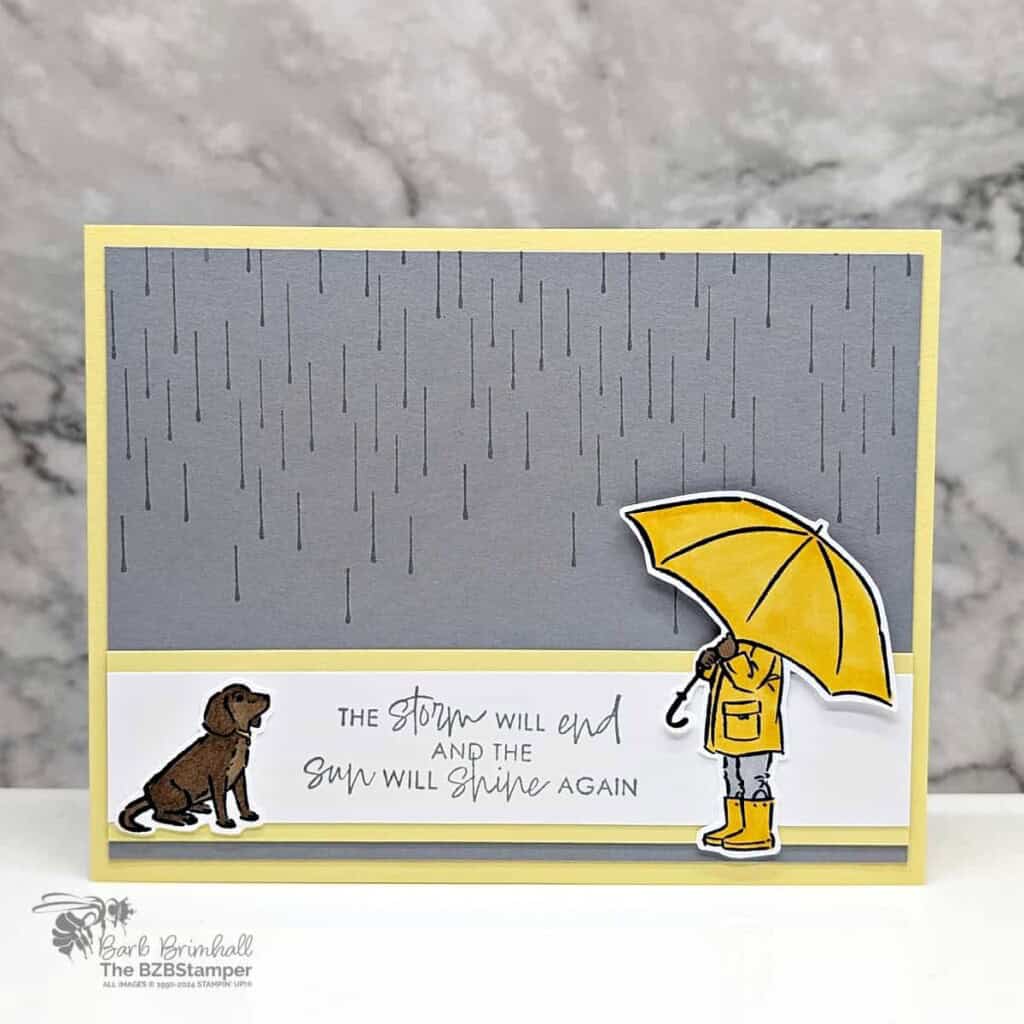 3 Cards using the Umbrella Days Bundle 3 121524 stamping up umbrella days sius 2wb