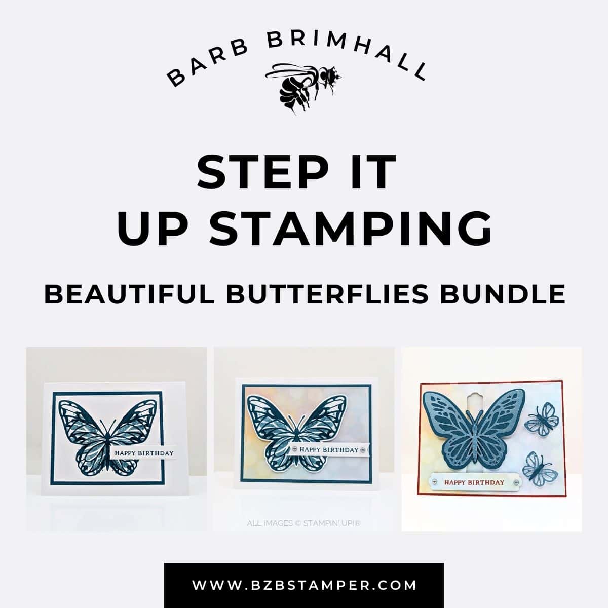 Beautiful Butterflies Bundle Step It Up Stamping Instructions 1 Beautiful Butterflies Bundle Step It Up Stamping Instructions